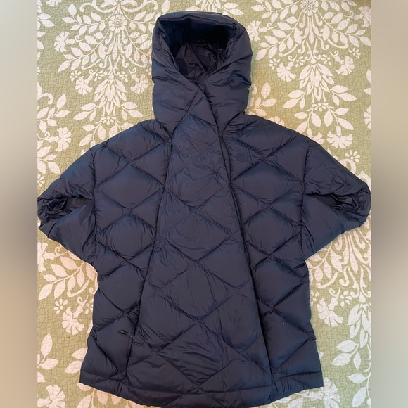 North Face navy 550 down insulated short sleeve vest XS - Picture 1 of 13